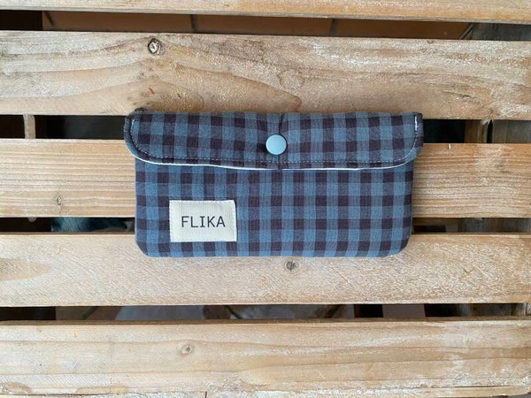 Funda de gafas vichy azul