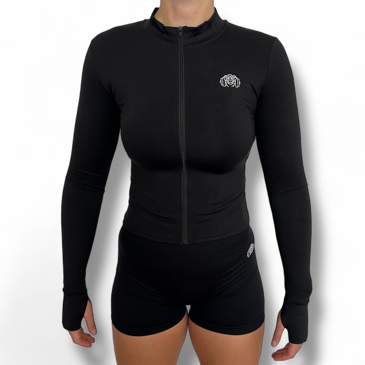 Contour Zip Jacket ( Black )