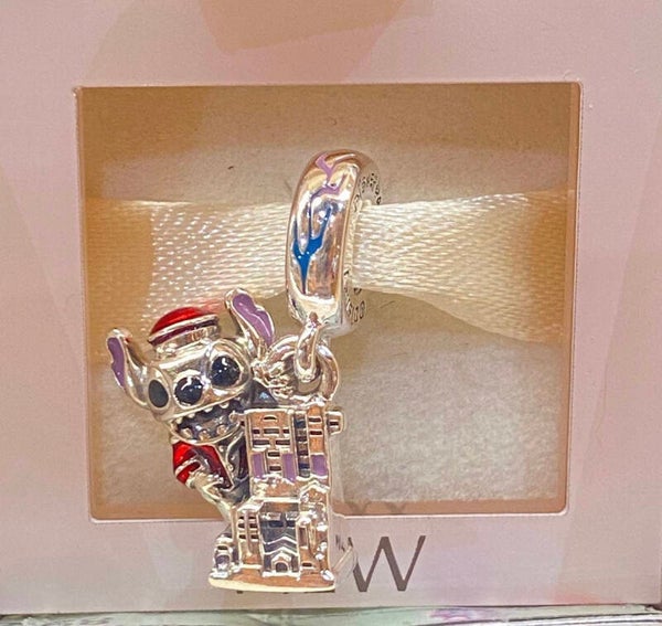 Stitch tower of terror pandora charm - parks exclusive - HONG KONG