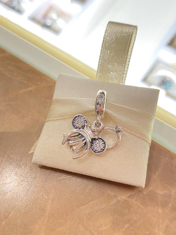Disney parks bride pandora charm - Disneyland Paris