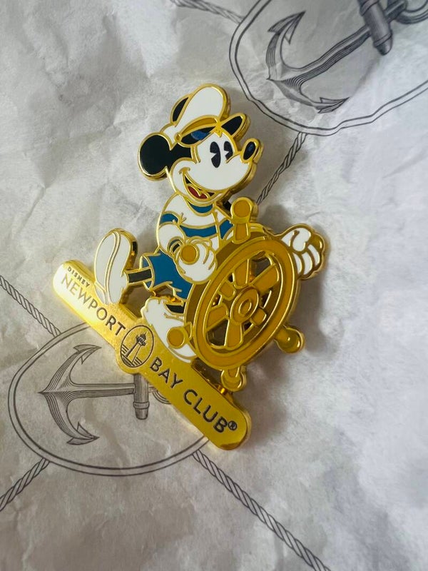 Newport bay mickey pin - disneyland paris