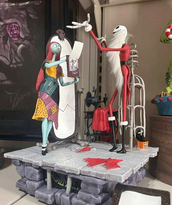 Nightmare before christmas figurine - Jack & Sally - Disneyland Paris