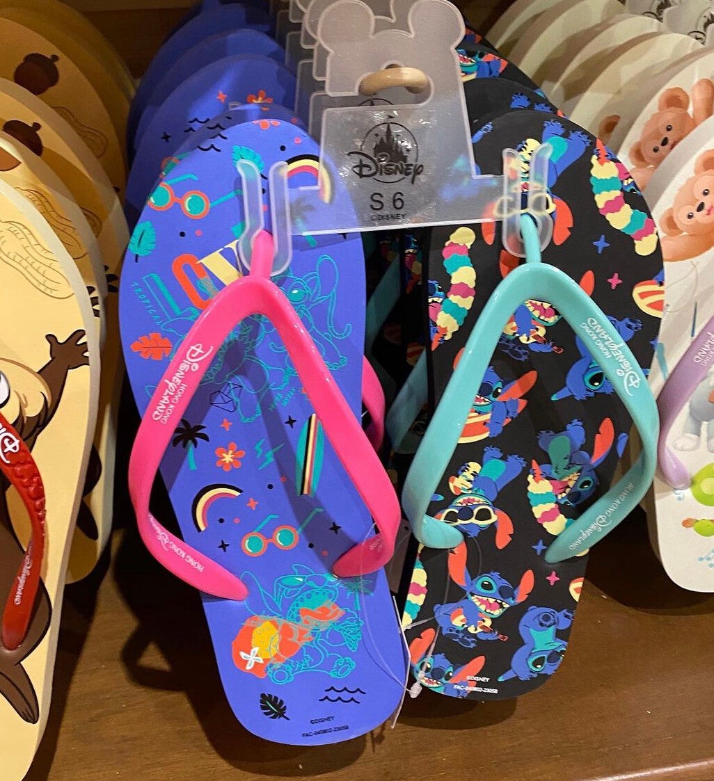 Stitch flip flops Hong Kong Disneyland Magical Castle Store