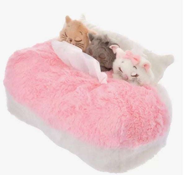 Marie, Berlioz, Toulouse Oshare Cat Tissue Box Cover - Disney Japan