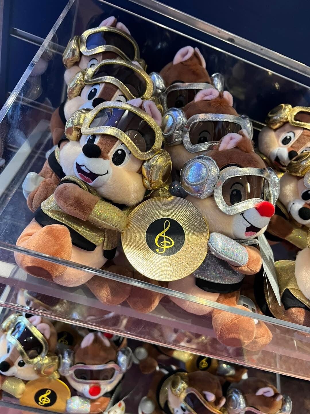 Chip & Dale plush set - music festival - Disneyland Paris