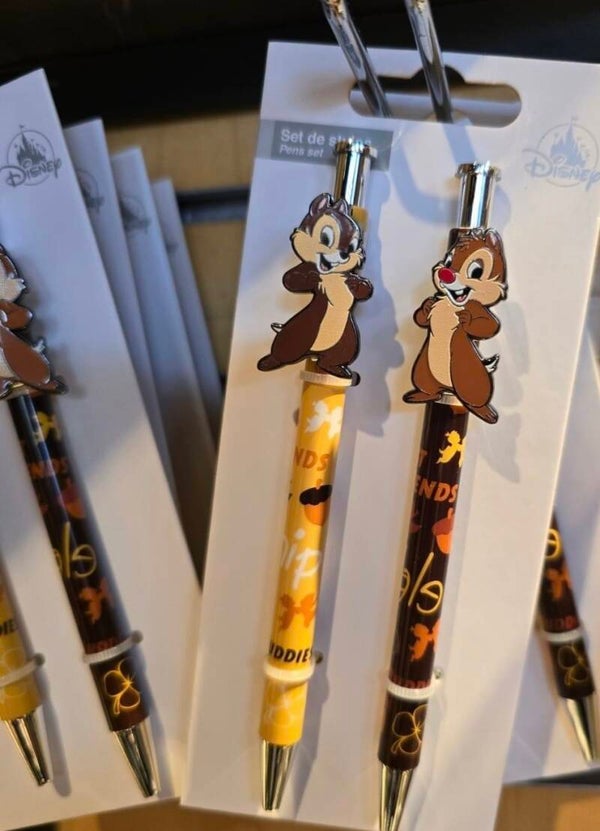 Chip & Dale pen set - Disneyland Paris
