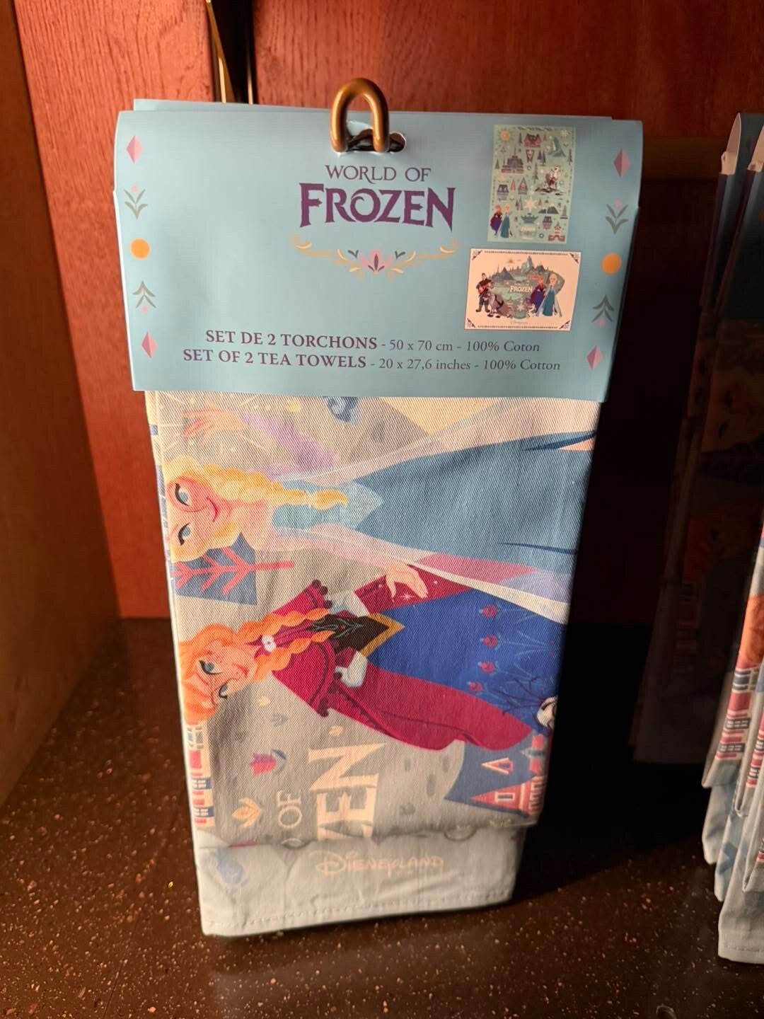 Set 2 tea towels 50 x 70cm - 100% cotton - DLP