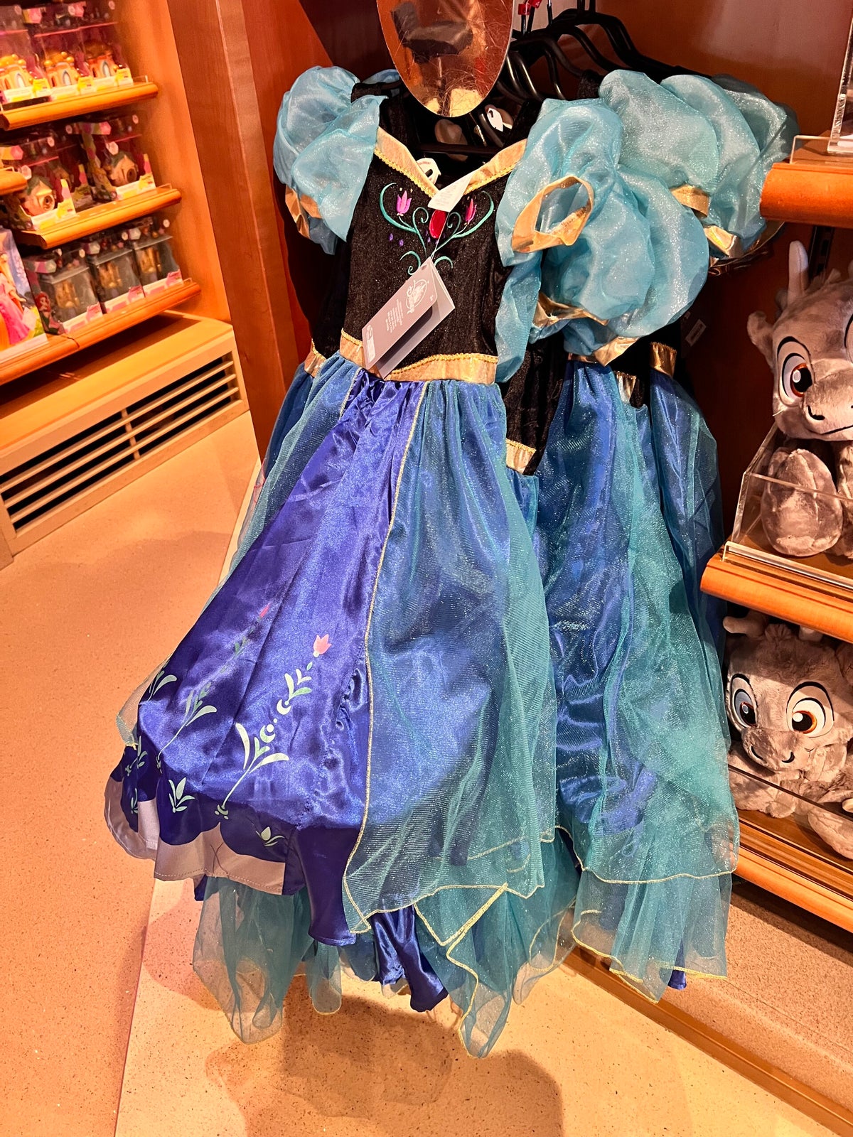 strapless open back dress Enchanted Cinderella Princess Long Sleeve Dress Costume – Fox Baby & Co main image 0