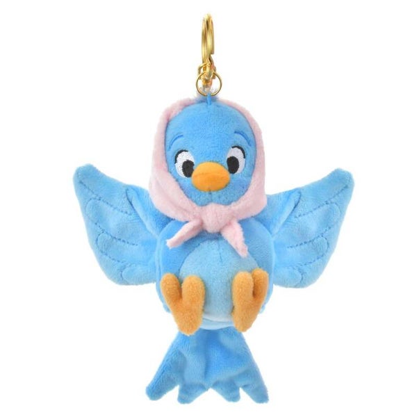 Cinderella bird - Plush keychain - Disney Japan