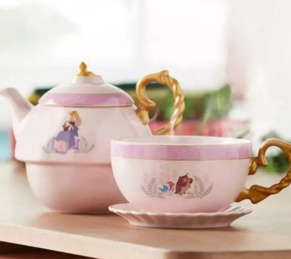 Sleeping beauty collection - cup & teapot - Disneyland Paris