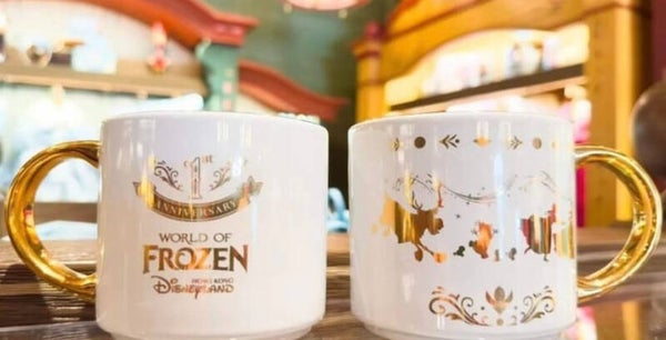 1 year anniversary mug - World of frozen - Hong Kong Disneyland
