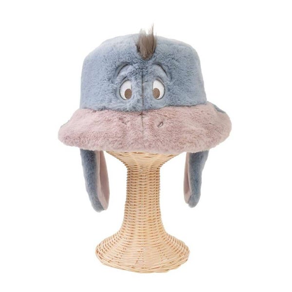 Eeyore winter park fluffy bucket hat - 60cm - Disney Japan