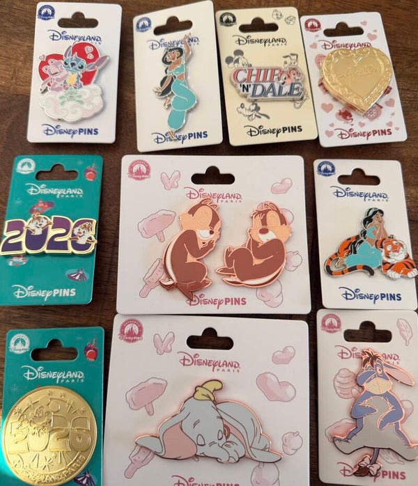 Set 10x disney pins - DLP