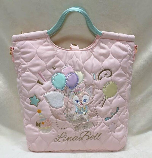 Linabell pink / green tote bag - Disney Shanghai