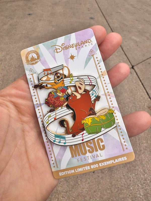 Timon & pumba limited pin - Disneyland Paris