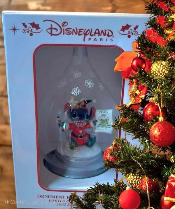 Limited edition stitch ornament - Disneyland Paris