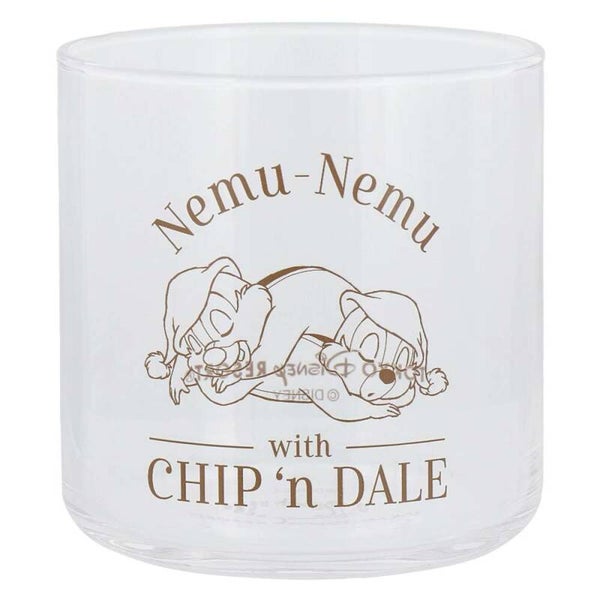 Nemu nemu chip & dale glass - Tokyo Disneyland