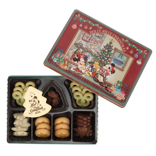 Mickey & Minnie Christmas cookiebox - Tokyo Disneyland