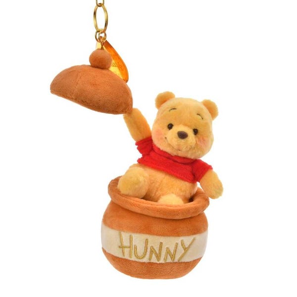 Winnie honey jar plush keychain - 35 cm - dreaming of honey - Disney Japan