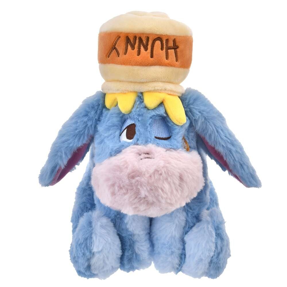 Eeyore with honey jar plush - 30 cm - dreaming of honey - Disney Japan