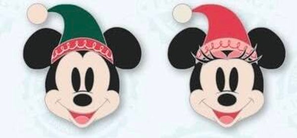Pin set mickey & minnie elf christmas - december - Disneyland Paris
