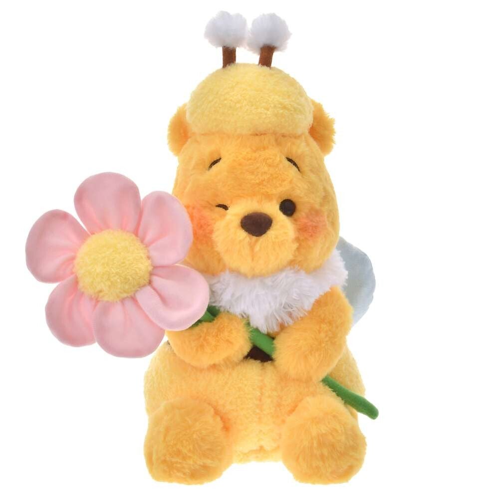 Winnie The Pooh plush - Flower Garden - 35cm - Disney Japan