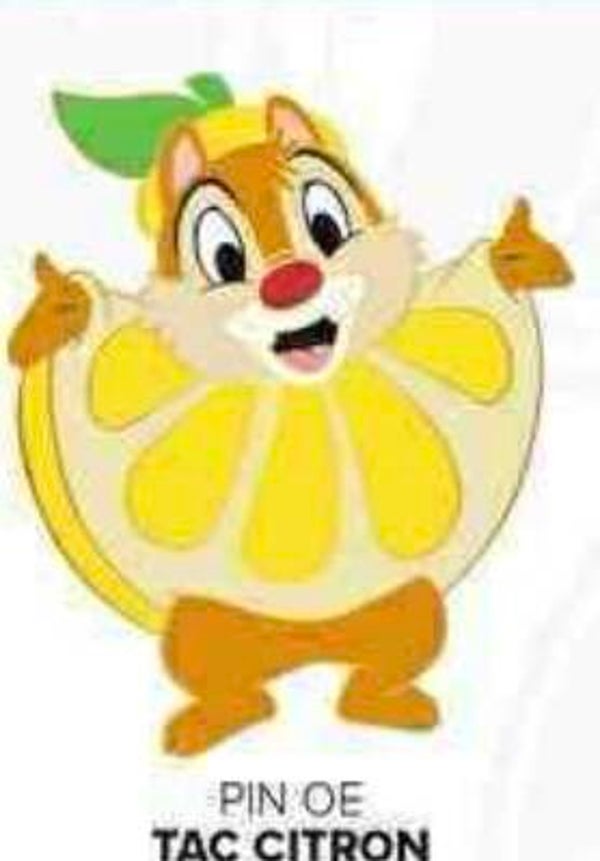Dale lemon pin - August 2025 - Disneyland Paris