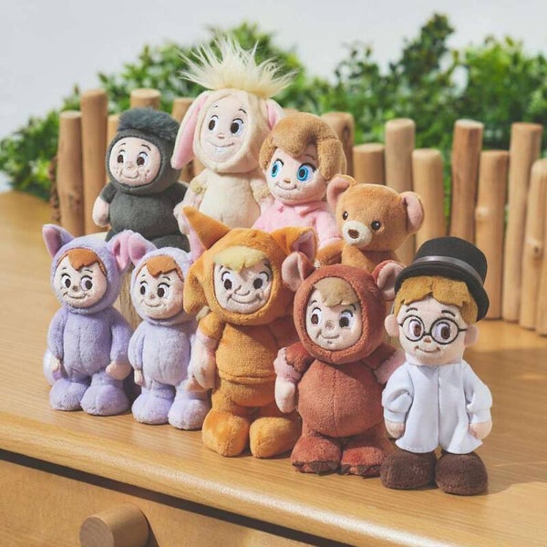 Lost boys stanDs plush doll set - 9 pieces - Disney Japan