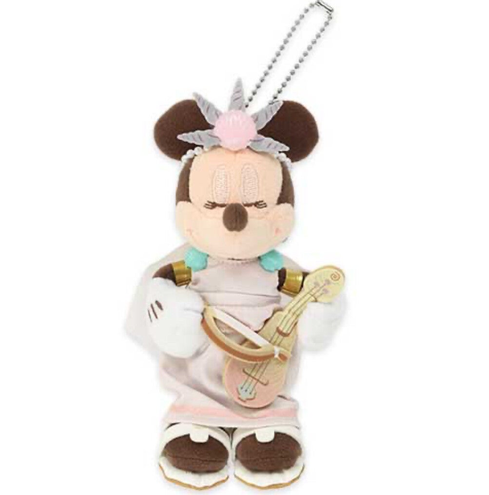 Minnie Mouse keychain plush -  tokyo disney sea 24th anniversary