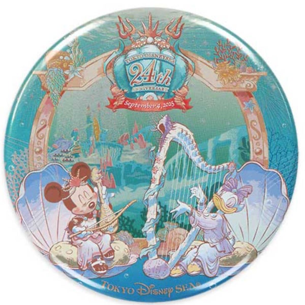 Button -  tokyo disney sea 24th anniversary