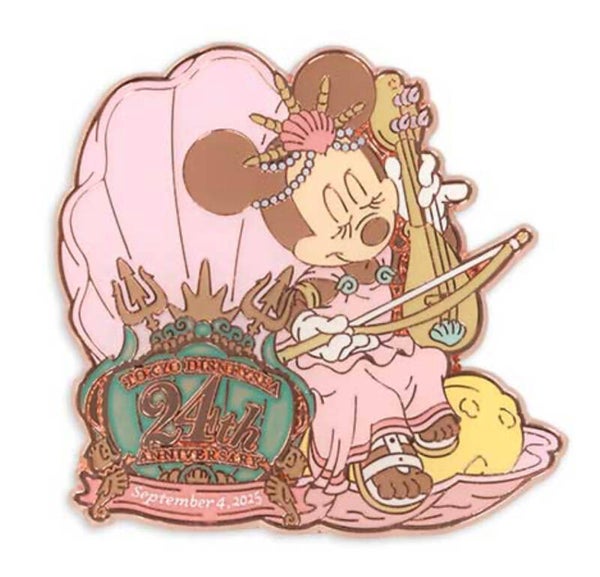 Pin Minnie -  tokyo disney sea 24th anniversary