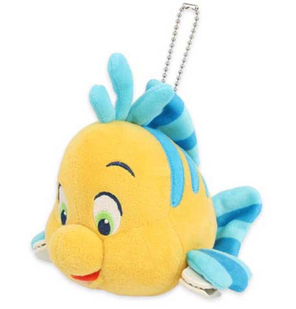 Flounder shoulderplush clips -  tokyo disney sea 24th anniversary
