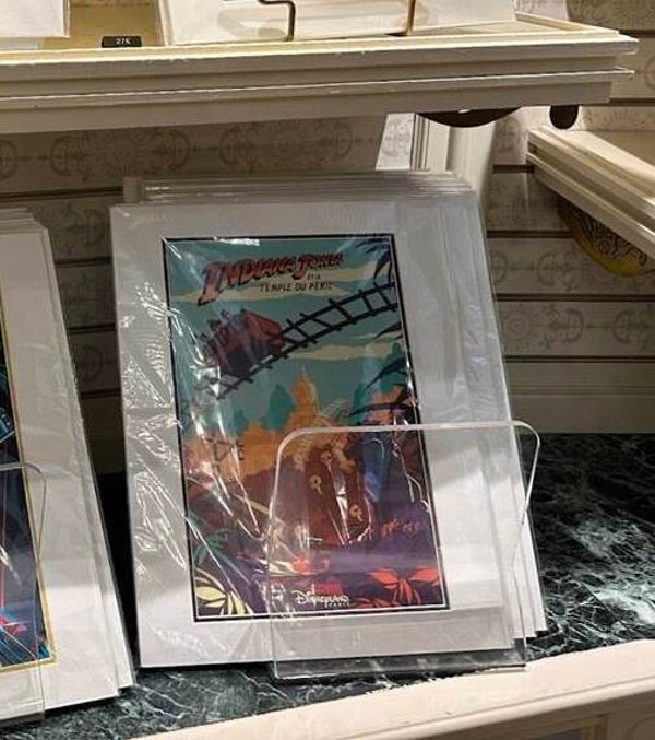 Indiana Jones litho - Disneyland Paris
