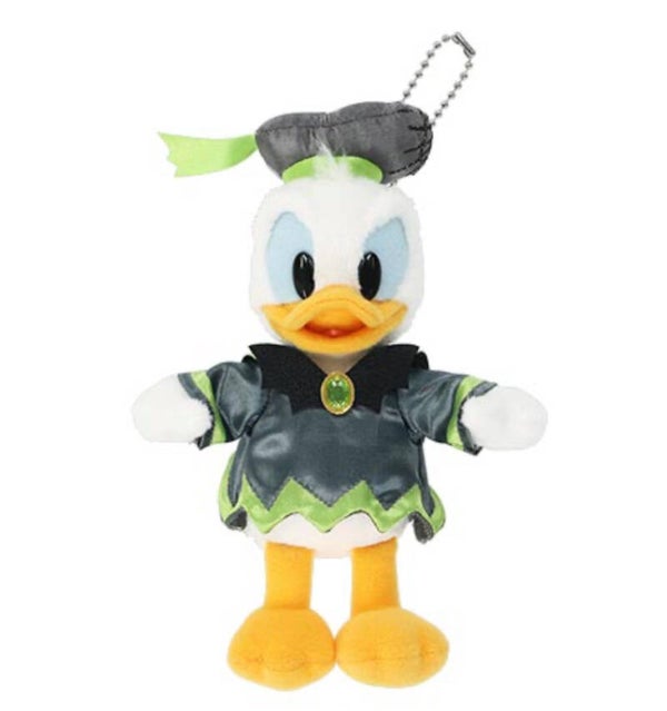 Donald keychain plush black / green  - Halloween 2025 - Tokyo Disneyland