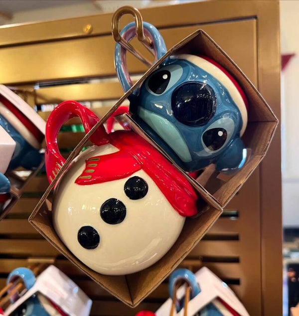 Stitch mug set 2 pieces - christmas - Disneyland Paris
