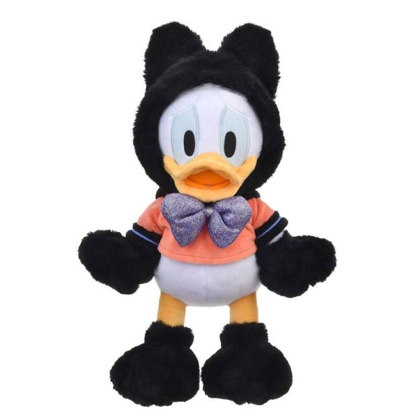 Donald duck black cat plush 30cm - halloween 2025 - Disney Japan