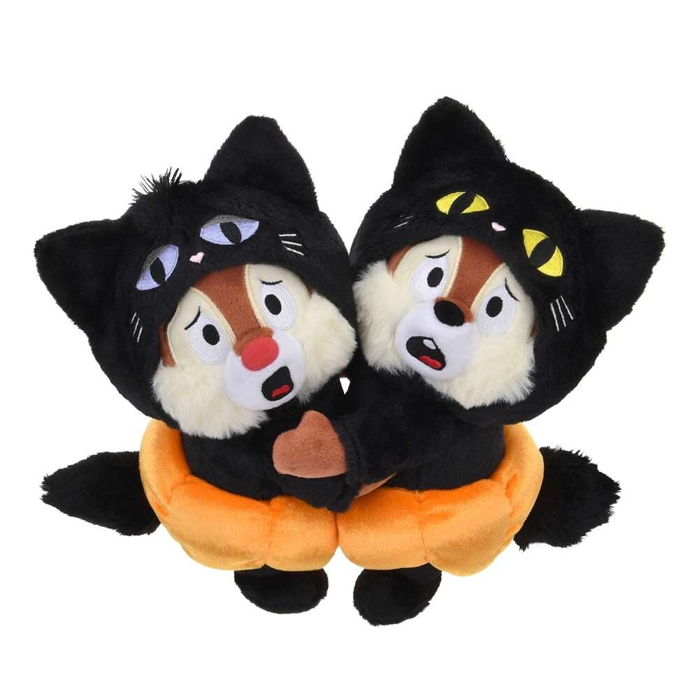 Chip & Dale black cat costume plush 30cm - Halloween 2025 - Disney Japan