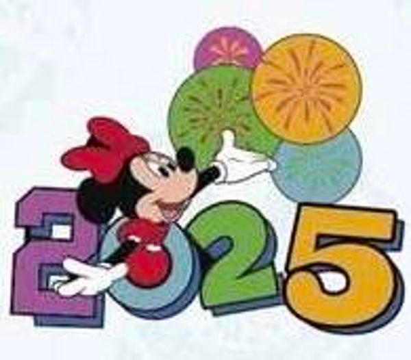 Pin Minnie 2025 -  January - Disneyland Paris