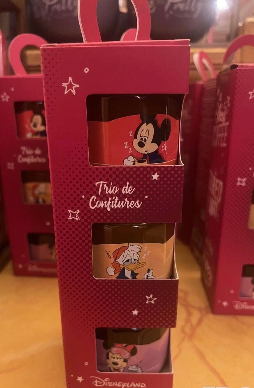 Trio de confitures - mickey & friends sleepy collection - Disneyland Paris