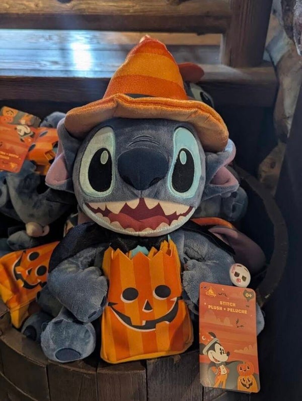 Stitch halloween popcorn plush - Disneyland Paris