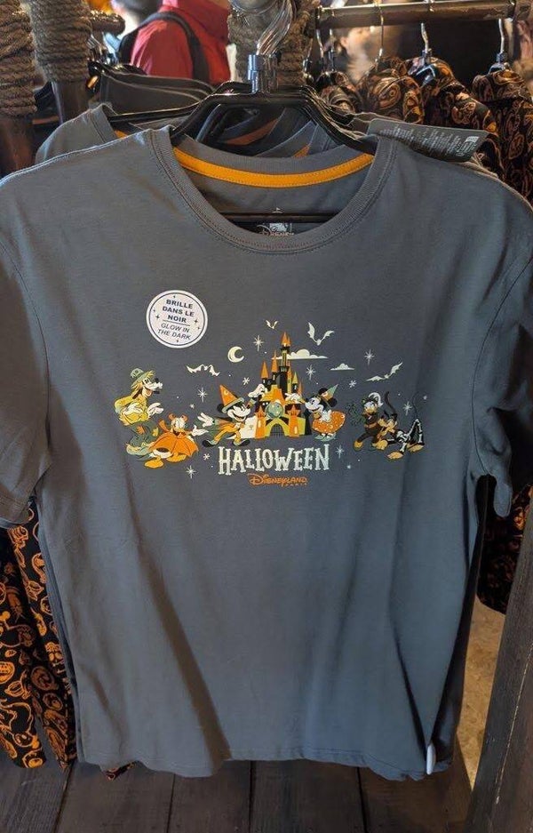 Grey halloween shirt - mickey & friends - Disneyland Paris