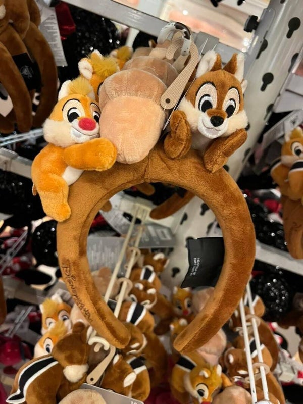 Chip & dale plush ears - Disneyland Paris