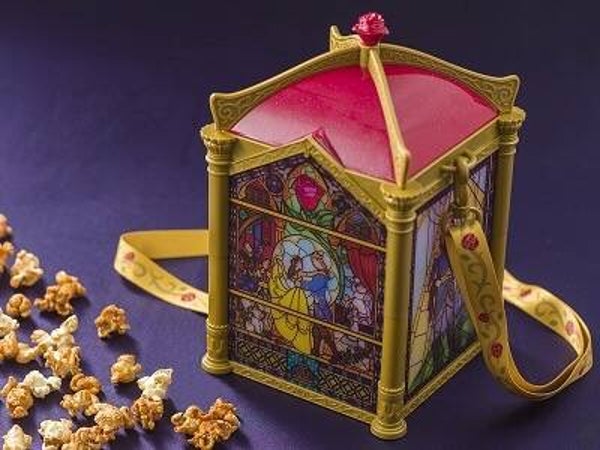 Beauty & the beast popcorn bucket - LIGHT UP - TOKYO DISNEYLAND