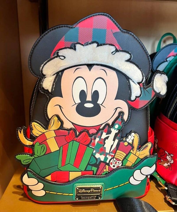 Santa Mickey Loungefly mini backpack - Disneyland Paris