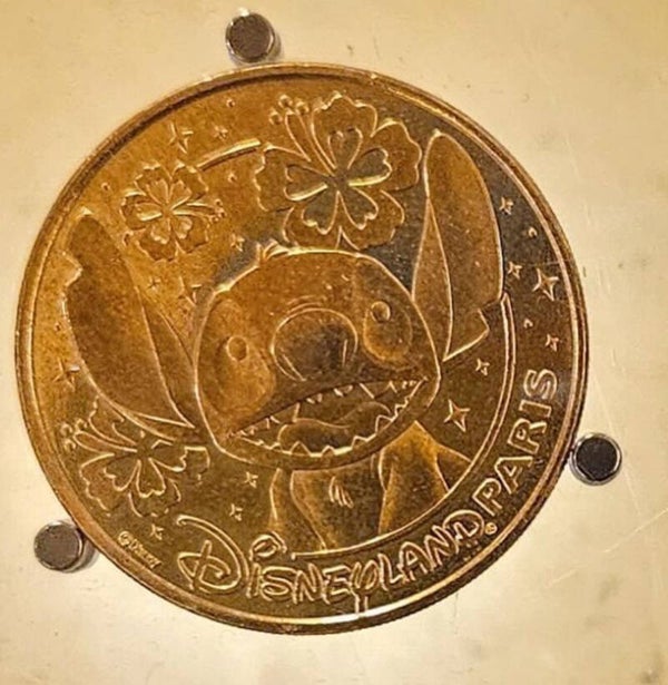 Stitch coin Disneyland Paris