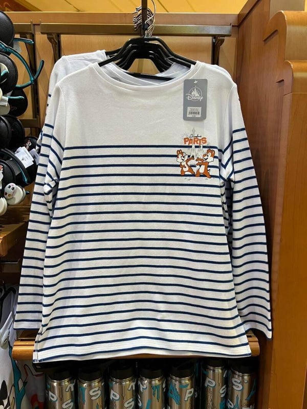 Marine sweater PARIS white / blue chip & dale - Disneyland Paris