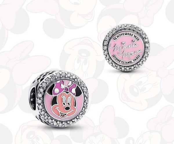 Limited edition - pink minnie pandora charm - Disneyland Paris