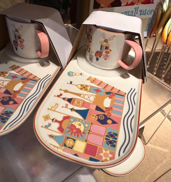 Small world plate & mug set - Disneyland Paris