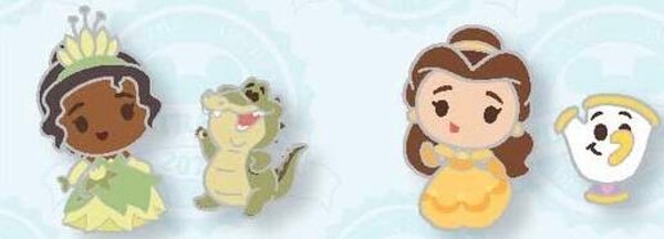 Princess & sidekick pin set - February 2025 - Disneyland Paris