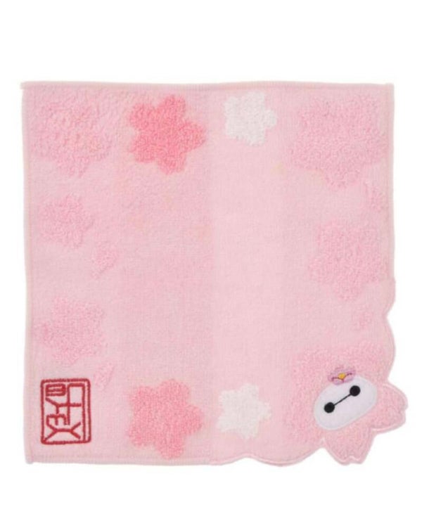 Baymax sakura small handtowel - 20 x 20cm - Disney Japan